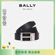 巴利（BALLY）男士針扣式皮帶腰帶 6212791 黑色 110【新年禮物】
