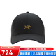 始祖鳥(niǎo)（ARC'TERYX）男女款帽子 刺繡鳥(niǎo)標LOGO棒球帽情侶款鴨舌帽奢侈品潮牌 黑色 均碼【適用頭圍約55-60cm】