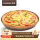 學(xué)廚烤盤(pán)披薩盤(pán)烘焙模具金色不粘深款pizza盤(pán)圓形烤盤(pán)蛋糕模具烤箱用 WK9047-9寸深款披薩盤(pán)