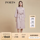 PORTS寶姿商場(chǎng)同款早春新款日暮粉工裝風(fēng)連衣裙LD8D005PWP048 日暮粉 M (6)