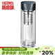膳魔師（THERMOS）雙層玻璃杯茶杯耐熱水杯男女士過(guò)濾網(wǎng)泡茶杯TCGA/GB/GDGE-400ml TCGB-400 藍色BL 400ml