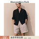 Abercrombie & Fitch男裝25夏季男女同款澤西風(fēng)松緊腰休閑短褲128-5055 米色 M (180/80A)