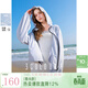 三彩獨醒2025秋款寬松連帽防曬衫開(kāi)衫外套戶(hù)外防紫外線(xiàn)F 冰川藍 S 155/80A