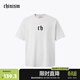 CHINISM CH短袖男夏季T恤半袖時(shí)尚寬松潮流休閑圓領(lǐng)情侶上衣 暖花灰 L