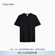 Calvin KleinJeans25夏季男士休閑簡(jiǎn)約ck刺繡純棉圓領(lǐng)打底針織短袖T恤上衣