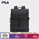 FILA斐樂(lè )官方【黑武士】男士背包冬時(shí)尚休閑翻蓋雙肩包書(shū)包電腦包