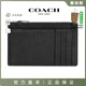 蔻馳（COACH）輕奢卡包男士中長(cháng)款證件卡包送男友/老公 C4280 黑色 QBBK