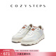 COZY STEPS可至男女款春季新款休閑復古德訓鞋舒適輕便法棍鞋 太空白+乳酪白+姜餅干色（女） 37
