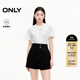 ONLY2025秋季新款時(shí)尚百搭高腰顯瘦A字短褲牛仔褲女|125143004 J09深牛仔灰色 L