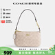 蔻馳（COACH）【官方授權店】coach女包Nolita腋下包斜挎麻將包送女友節日禮物 CW426IMXDM淺卡其色(保稅倉)