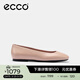 愛(ài)步（ECCO）芭蕾舞鞋 百搭圓頭羊皮單鞋舒適通勤淺口女鞋 舞悅234323 裸色23432301084 36