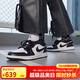 耐克NIKE休閑鞋男女熊貓AJ 1喬丹JORDAN 1運動(dòng)鞋DC0774-101黑白42