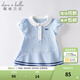 戴維貝拉（DAVE＆BELLA）汽水棉兒童裙子女童連衣裙公主裙女孩夏裝嬰兒夏季寶寶運動(dòng)服 淺藍色 90 cm（建議身高80-90cm）
