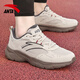 安踏男鞋革面防潑水運動(dòng)鞋2026春夏季通勤休閑鞋子輕便透氣緩震跑步鞋 白堊色/煙墨灰-1 【夏季網(wǎng)面透氣推薦】 42 (男8.5)