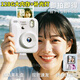 qdrone For the Good Moments拍立得兒童照相機可拍照直接出打印彩紙照片7-14歲女孩生日禮物10 超清彩紙【128G+4卷+補光燈+自拍鏡+大電池】 【打印350張】數碼相機玩