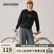 斯凱奇（Skechers）男女同款休閑針織長(cháng)袖T恤衫L325U096