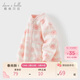 戴維貝拉【抱抱衣】女童春秋搖粒絨外套兒童寶寶加絨衣服
