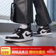 耐克NIKE休閑鞋男女熊貓AJ 1喬丹JORDAN 1運動(dòng)鞋DC0774-101黑白37.5