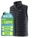 巴塔哥尼亞（Patagonia）男士Down Sweater Vest戶(hù)外休閑保暖羽絨馬甲背心84623 BLK黑色 S