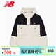 NEW BALANCENB正品24年男款戶(hù)外工裝早秋簡(jiǎn)約連帽拉鏈休閑梭織外套AMJ43302 AMJ43302-TWF L