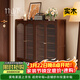 竹山下實(shí)木鞋柜家用多層大容量置物柜一體靠墻防層玄關(guān)柜2026新款 海棠款| 4門(mén)【進(jìn)口實(shí)木 加高加厚】