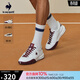 樂(lè )卡克（Le coq sportif）【網(wǎng)球】樂(lè )卡克法國公雞秋季男女同款運動(dòng)鞋 白/酒紅 42