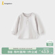 童泰（TONGTAI）寶寶上衣春秋季純棉嬰兒衣服內衣男童女童秋衣長(cháng)袖上衣灰色90cm