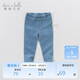 戴維貝拉（DAVE＆BELLA）女童牛仔褲兒童修身褲子春季男童寶寶童裝春裝緊身褲長(cháng)褲