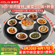 富得萊2026新款加熱菜板 飯菜保溫板 電磁爐帶火鍋自動(dòng)旋轉盤(pán)餐桌墊 家用多功能電熱暖菜板圓形