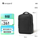 WINPARD/威豹背包男雙肩包簡(jiǎn)約商務(wù)14英寸電腦包通勤新款雙背旅行包 黑色大號（可放17寸電腦）