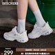 斯凱奇（Skechers）蕾絲熊|春女鞋熊貓鞋經(jīng)典老爹鞋休閑鞋小白鞋11959 白色/WHT 37 尺碼偏大，建議選小半碼