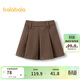 巴拉巴拉童裝兒童半身裙秋冬裝女童短裙中大童百搭洋氣時(shí)尚百褶裙