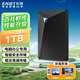 憶捷（EAGET）1TB USB3.0移動(dòng)硬盤(pán)加密安全G20C 2.5英寸外接外置存儲數據照片備份高速傳輸防震黑色兼容Mac