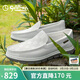 金利來(lái)（Goldlion）男鞋男士夏季透氣沖孔鞋舒適百搭商務(wù)皮鞋G527520105BBD白色40