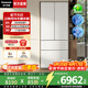 松下（Panasonic）【國家補貼】大白冰箱法式多門(mén)464升家用超薄零嵌入式變頻雙系統風(fēng)冷無(wú)霜一級能效抗菌保鮮 【大白】464法式雙系統平嵌EW46TGB-W