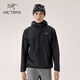 ARC'TERYX始祖鳥(niǎo) SOLANO HOODY 防風(fēng) 男子 軟殼夾克 BLACK/黑色 L
