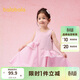 巴拉巴拉女童裙子兒童連衣裙2025款夏裝中幼童格紋無(wú)袖公主裙208225111016