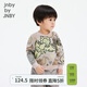 jnby by JNBY江南布衣嬰童綿羊毛套頭毛衣原創(chuàng  )圖案男女童嬰兒冬YNB310210 080雜米灰 80 cm