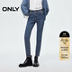 ONLY2025秋季新款水洗高腰九分褲修身鉛筆褲牛仔褲女|125149036 J34 390洗水牛仔藍 XS XS標準褲長(cháng)