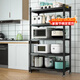 收|納|物|語(yǔ)廚房置物架可移動(dòng)多功能落地多層放鍋家用具儲物柜收納貨陽(yáng)臺架子