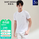 報喜鳥(niǎo)涼感短袖T恤衫男圓領(lǐng)雙面針織潮KEST242081U白色50