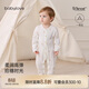 babylove嬰兒連體衣春秋季男女寶寶哈衣爬爬服莫代爾棉彈力衣服拾穗集