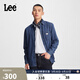 Lee標準版翻領(lǐng)經(jīng)典工裝設計男士長(cháng)袖牛仔襯衫日常休閑潮流