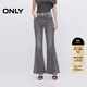 ONLY2025秋季新款優(yōu)雅氣質(zhì)高腰顯瘦長(cháng)褲喇叭褲牛仔褲女|125132031 J08淺牛仔灰 XS XS標準褲長(cháng)