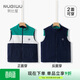 努比屋兒童馬甲大童春季背心男童搖粒絨馬夾雙面穿男生坎肩