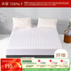 水星家紡 床墊床褥子 A類(lèi)床笠綁帶式床護墊 宿舍可折疊榻榻米床墊被褥鋪底 【床笠款】柔膚床護墊(漂白色) 180cm*200cm【雙人床】