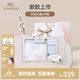 英氏（YEEHOO）新生兒衣服禮盒套裝初生嬰兒男女寶寶禮物滿(mǎn)月服純棉新生禮盒送禮 天空之境【6件套-精梳棉】 59cm