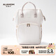 圣愛(ài)貝（Alamom）【新品】媽咪包大容量時(shí)尚外出多功能雙肩背待產(chǎn)母嬰媽媽包奶爸包 【27L】芋白松露咖Plus（16科學(xué)分區）