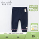戴維貝拉（DAVE＆BELLA）秋冬加絨保暖女童打底褲兒童褲子女寶寶長(cháng)褲幼兒小童 藏青色 110 cm（建議身高100-110cm）
