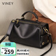 viney牛皮包包女包大容量枕頭包輕奢斜挎單肩生日禮物高級感送女友老婆